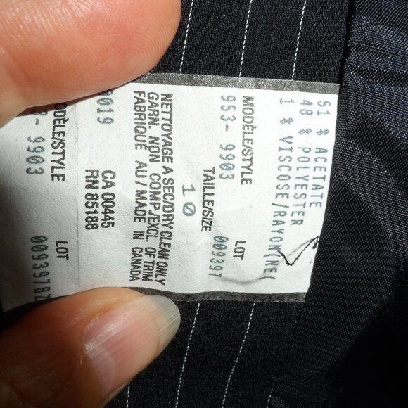 The work connection- Blazer Classic Suit Jacket , Size 10 - Picture 11 of 11